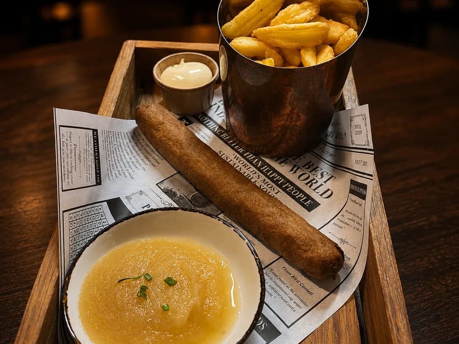 Frikandel met frietjes bij By Castro in Meerssen
